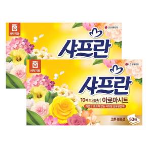 샤프란 아로마 시트 섬유유연제 코튼블로섬 본품