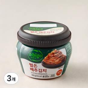 비비고 썰은 배추김치 용기