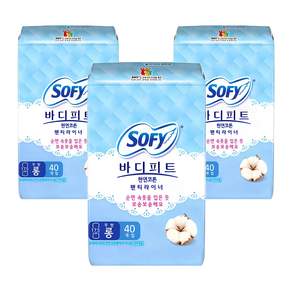 쏘피 바디피트 천연코튼 팬티라이너 무향
