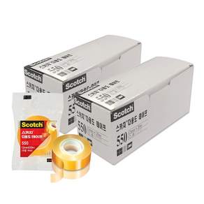 3M 스카치 다용도 테이프 리필550R (12mmX20m) 2갑 24개입