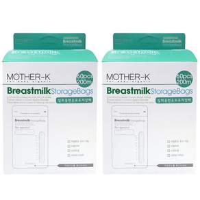 마더케이 일회용 변온 모유 저장팩 200ml