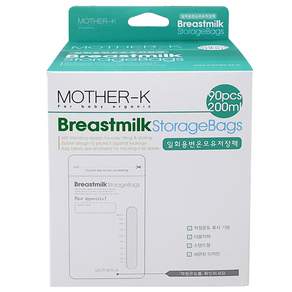 마더케이 일회용 변온 모유 저장팩 200ml