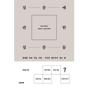 [노르웨이숲]질문에 관한 질문들 : 생성형 인공지능 시대，지식의 창조자가 되는 법
