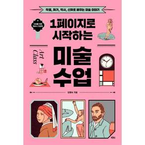 1페이지로 시작하는 미술 수업 : 작품 화가 역사 신화로 배우는 미술 이야기