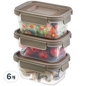 코멧 홈 국내생산 눈금이 있고 겹쳐서 보관하는 편리한 BPA FREE 밀폐용기
