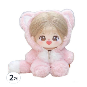 모카돌 솜인형옷 핑크여우 바디슈트 20cm