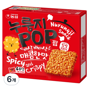 누룽지팝 매콤한맛 4p