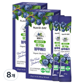 뉴트리디데이 리얼 100% NFC 착즙 유기농 블루베리 스틱