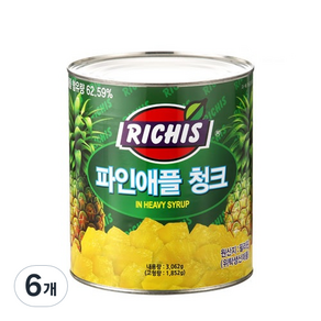 리치스 파인애플 청크 통조림