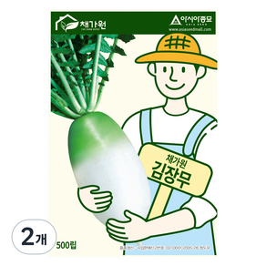 아시아종묘 김장무 씨앗 500립
