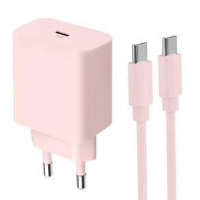 홈플래닛 25W PPS PD 3.0 초고속 충전기 + CtoC 케이블 1.2m