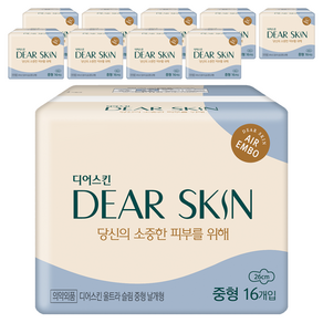 디어스킨 에어엠보 울트라 슬림 생리대 날개형