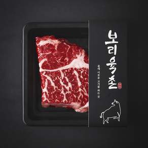 보리육촌 국내산 소고기 등심 2등급 구이용 (냉장), 1개, 200g