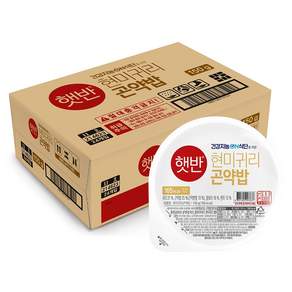 햇반 현미귀리곤약밥