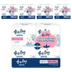순수한면 슈퍼가드 생리대 날개형