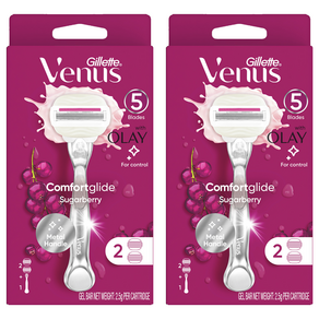 Venus 올레이 슈가베리 면도기 + 면도날 2개