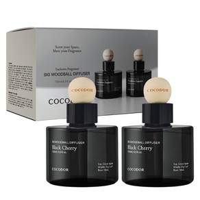 코코도르 프리미엄 빅우드볼 차량용 디퓨저 130ml 2개입