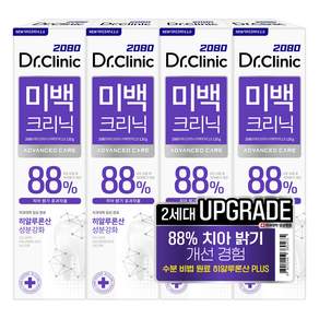 2080 닥터크리닉 미백 치약 투