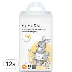모모래빗 에코컴포트핏 팬티기저귀 유아용