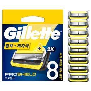 질레트 프로쉴드 옐로우 면도날
