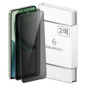 신지모루 사생활 보호 고경도 강화유리 신지글래스 풀커버 휴대폰 액정보호필름 2p
