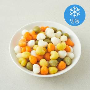 쌀집아줌마 쌀 야채 꼬마 하트떡 (냉동)