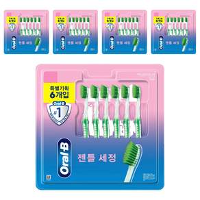 오랄비 고탄력 초미세모 그린티 랜덤색상