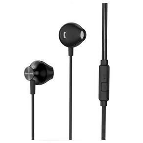 필립스 오픈형 유선 이어폰 3.5mm 고음질 스테레오 마이크 지원 시원한 착용감 주변소리 들리는 안전형 PC 호환 이어폰