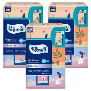 잘풀리는집 리얼실키 천연펄프 미용티슈 2겹