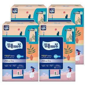잘풀리는집 리얼실키 천연펄프 미용티슈 2겹