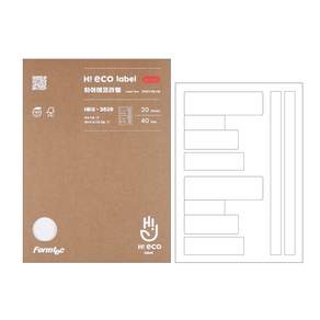 폼텍 하이에코 정부문서 화일인덱스용 라벨지 HEQ-3629