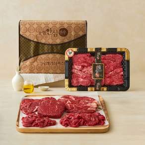 농협안심한우 1등급 소한마리 세트 1.35kg (등심300g + 채끝150g + 장조림300g + 불고기300g + 국거리300g) (냉장)