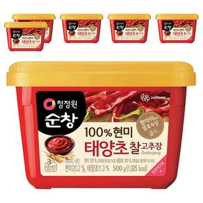 청정원순창 100% 현미 태양초 찰고추장