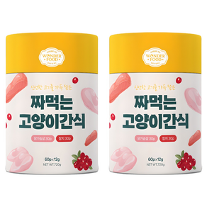 원더푸드 짜먹는 고양이 간식 60p