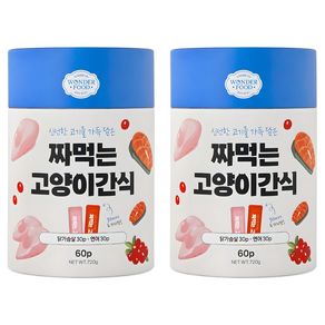 원더푸드 짜먹는 고양이 간식 60p
