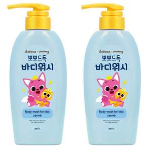 베비언스 핑크퐁 뽀뽀드득 바디워시 스윗피치향