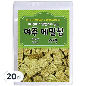 담백하고 바삭바삭한 골드 여주 메밀칩 스낵