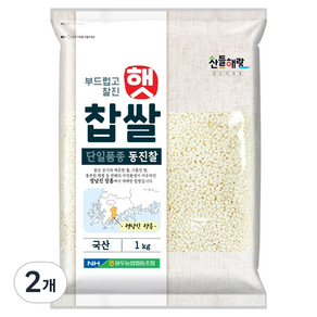 산들해랑 정남진장흥 용두농협 국내산 찹쌀