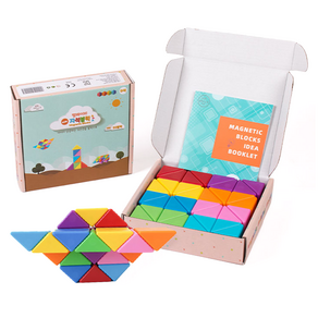 벨베이비 유아용 매직 큐브 세모 자석 블럭 32p
