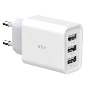 SKY 필 C3 18W 3포트 USB 어댑터 멀티 충전기