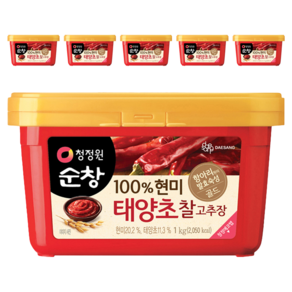 청정원순창 100% 현미 태양초 찰고추장