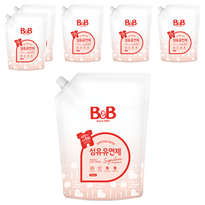 비앤비 유아 비자극 섬유유연제 자스민앤로즈향 리필형