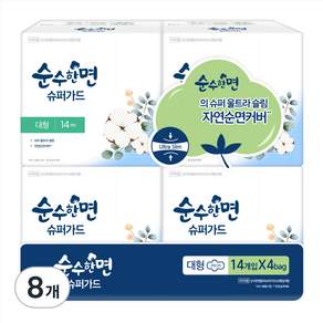 순수한면 슈퍼가드 생리대 날개형
