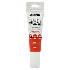 오공 욕실용 실리콘 핸드씰 백색 100ml