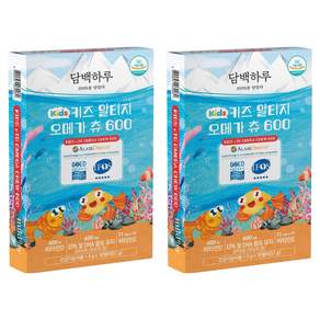 담백하루 키즈 알티지 오메가 츄 600 30p, 57g, 2개