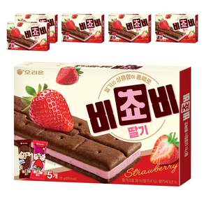 오리온 비쵸비 딸기, 125g, 6개