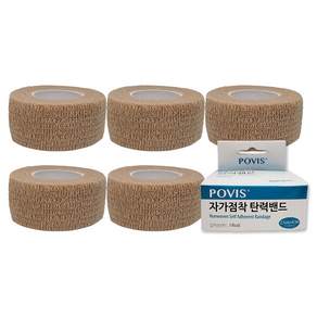 POVIS 자가점착 탄력밴드 2.5cm x 4.5m