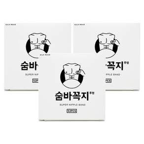 숨바꼭지 남성용 니플밴드 투명색 52매