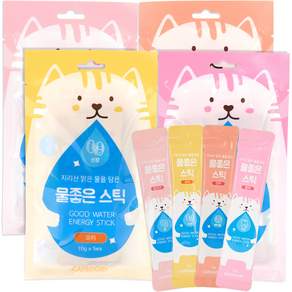 캣츠모리 고양이 물좋은 스틱 간식 4종 5p 세트