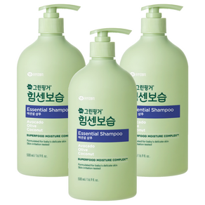 그린핑거 유아용 힘센보습 에센셜 샴푸 마일드오렌지 그린티향